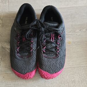 Merrell Black Sneakers with Pink Accents
